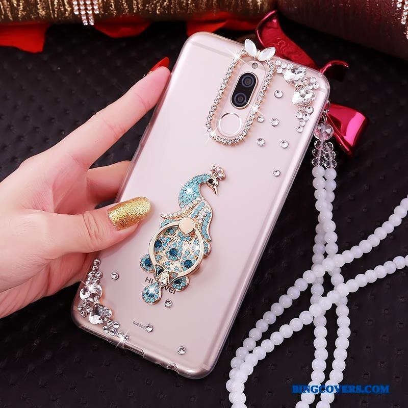 Huawei Mate 10 Lite Af Personlighed Kreativ Strass Beskyttelse Telefon Etui Anti-fald Alt Inklusive