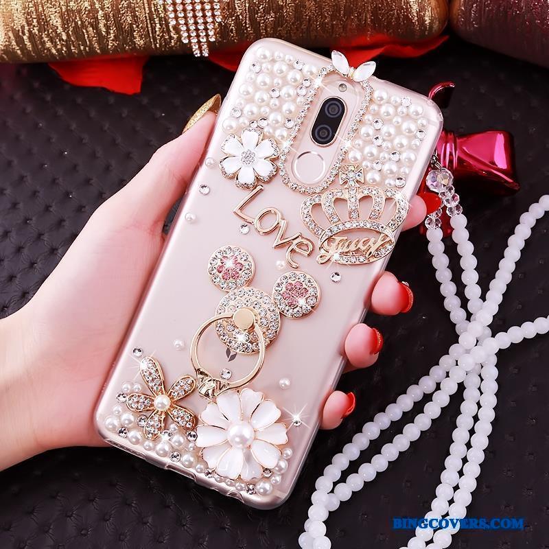 Huawei Mate 10 Lite Af Personlighed Kreativ Strass Beskyttelse Telefon Etui Anti-fald Alt Inklusive