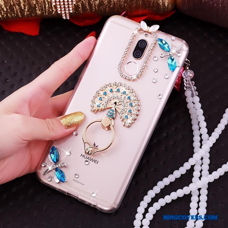 Huawei Mate 10 Lite Af Personlighed Kreativ Strass Beskyttelse Telefon Etui Anti-fald Alt Inklusive