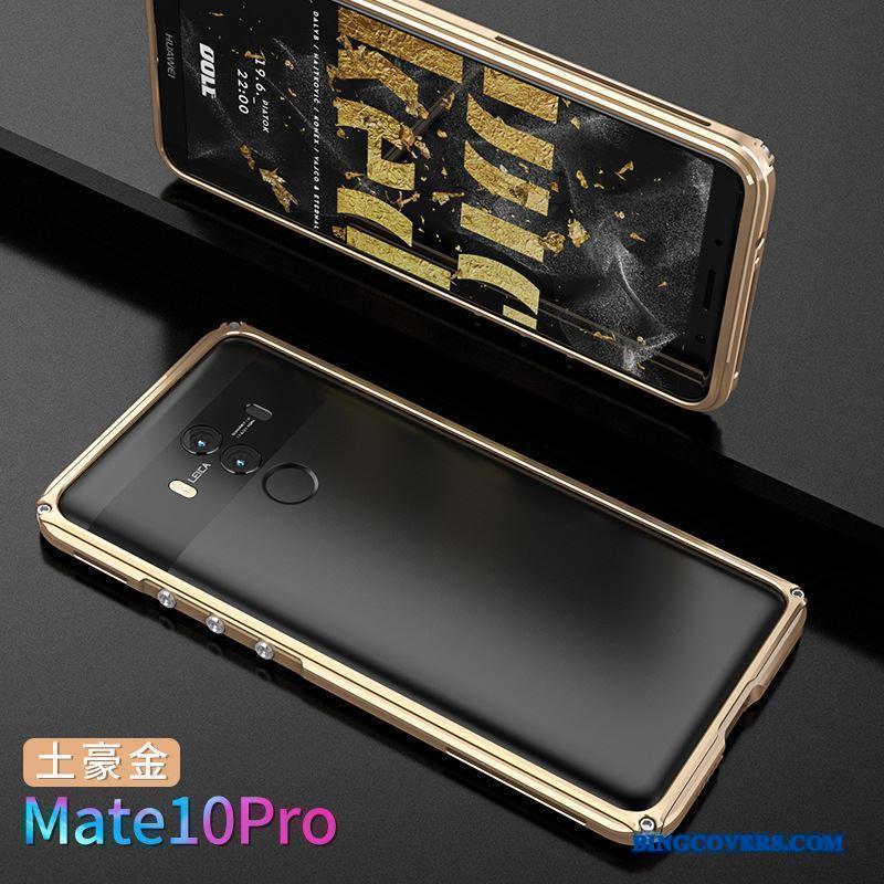 Huawei Mate 10 Pro Sort Metal Ny Beskyttelse Af Personlighed Telefon Etui Cover