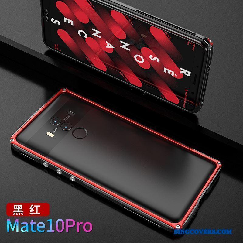 Huawei Mate 10 Pro Sort Metal Ny Beskyttelse Af Personlighed Telefon Etui Cover