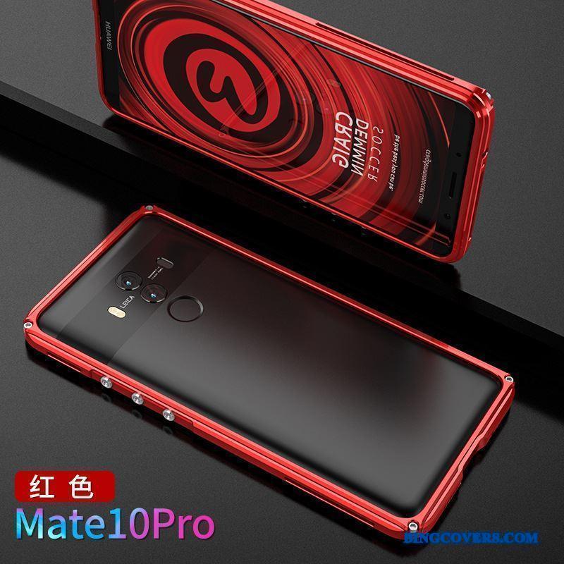 Huawei Mate 10 Pro Sort Metal Ny Beskyttelse Af Personlighed Telefon Etui Cover