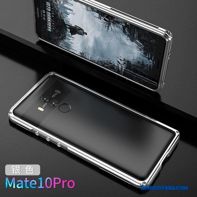 Huawei Mate 10 Pro Sort Metal Ny Beskyttelse Af Personlighed Telefon Etui Cover