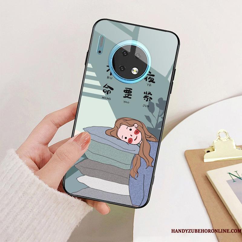 Huawei Mate 30 Pro Etui Anti-fald Af Personlighed Tilpas Silikone Cartoon Spejl Alt Inklusive