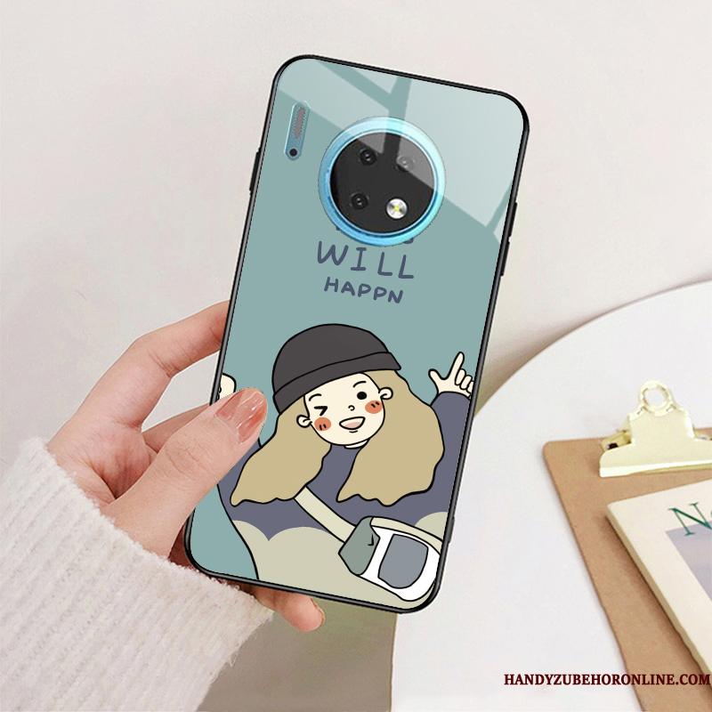 Huawei Mate 30 Pro Etui Anti-fald Af Personlighed Tilpas Silikone Cartoon Spejl Alt Inklusive