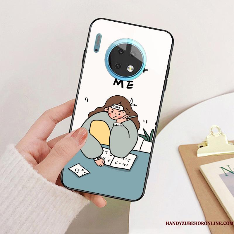 Huawei Mate 30 Pro Etui Anti-fald Af Personlighed Tilpas Silikone Cartoon Spejl Alt Inklusive