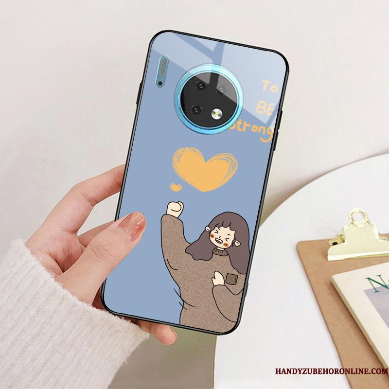 Huawei Mate 30 Pro Etui Anti-fald Af Personlighed Tilpas Silikone Cartoon Spejl Alt Inklusive