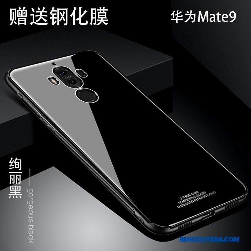 Huawei Mate 9 Af Personlighed Anti-fald Metal Telefon Etui Sort Kreativ Cover