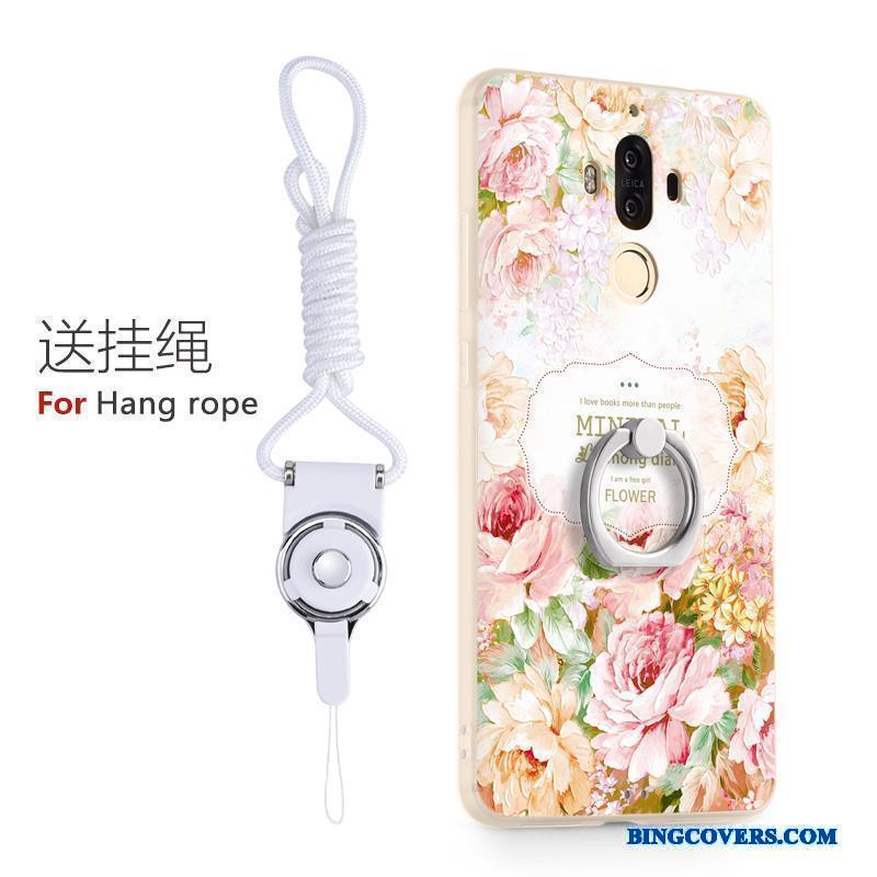 Huawei Mate 9 Etui Smuk Ring Cover Farve Alt Inklusive Knapper Silikone