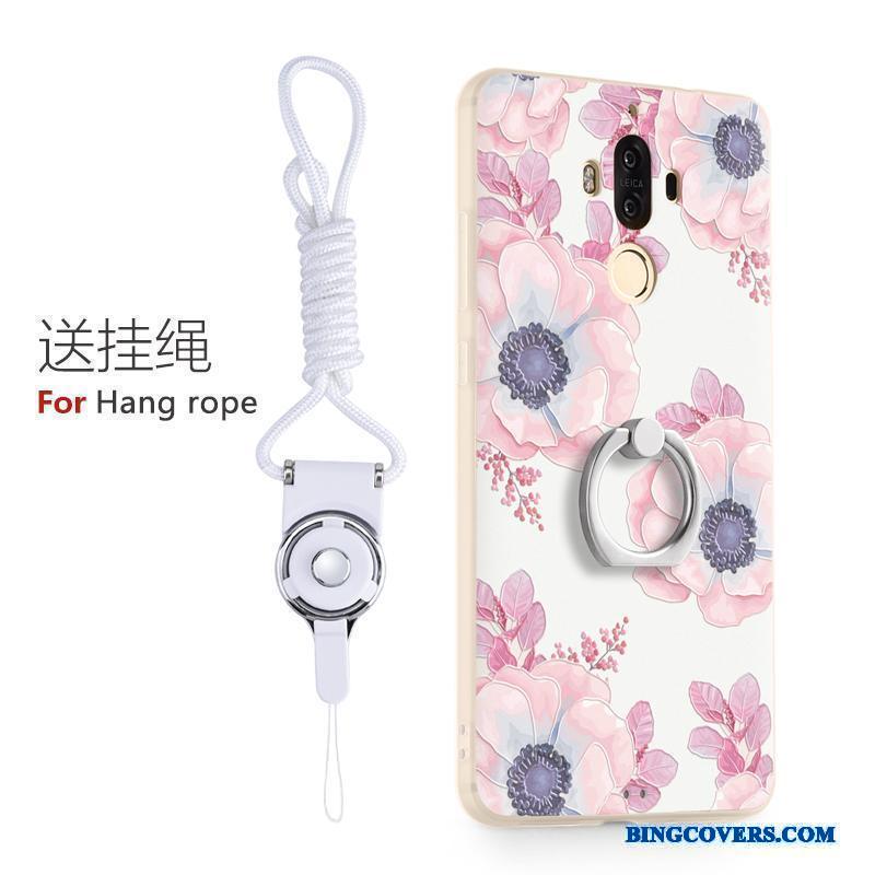 Huawei Mate 9 Etui Smuk Ring Cover Farve Alt Inklusive Knapper Silikone