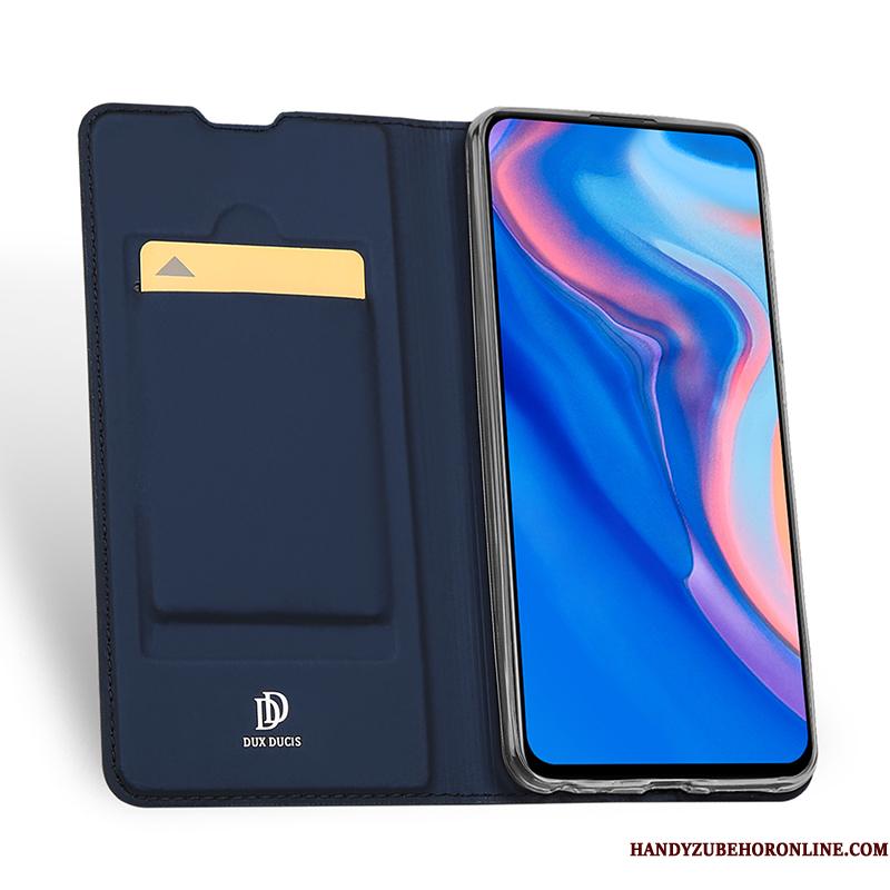 Huawei P Smart Z Etui Alt Inklusive Kort Anti-fald Cover Folio Lædertaske Business