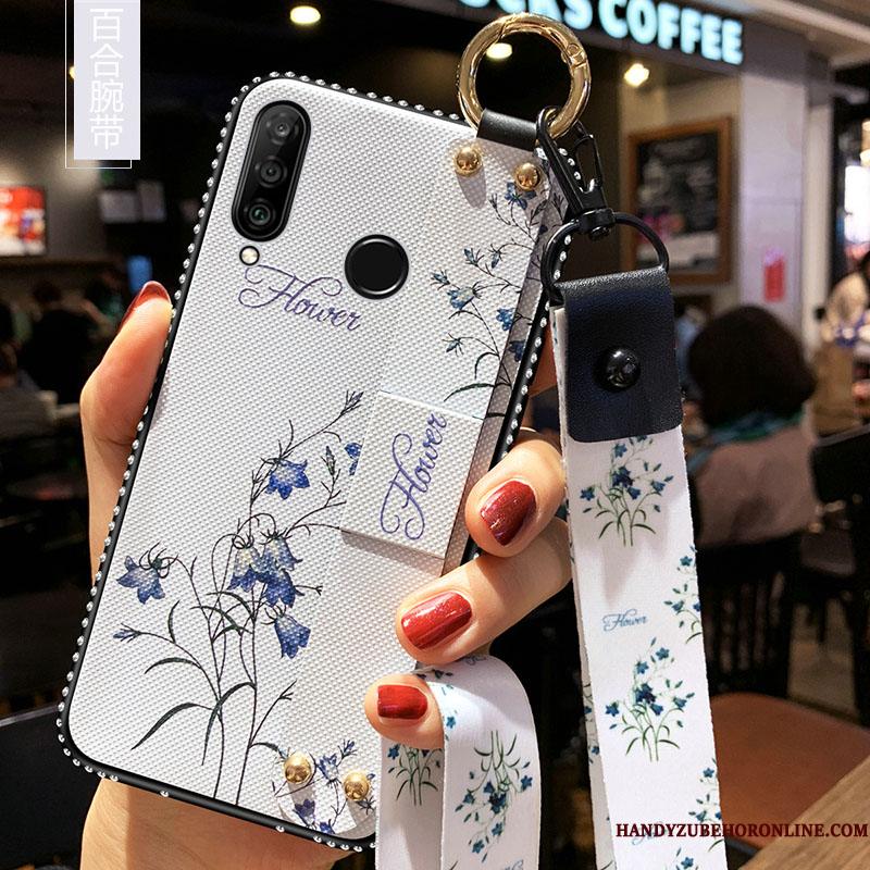 Huawei P30 Lite Cover Lilla Telefon Etui Hængende Ornamenter Beskyttelse Anti-fald Blød