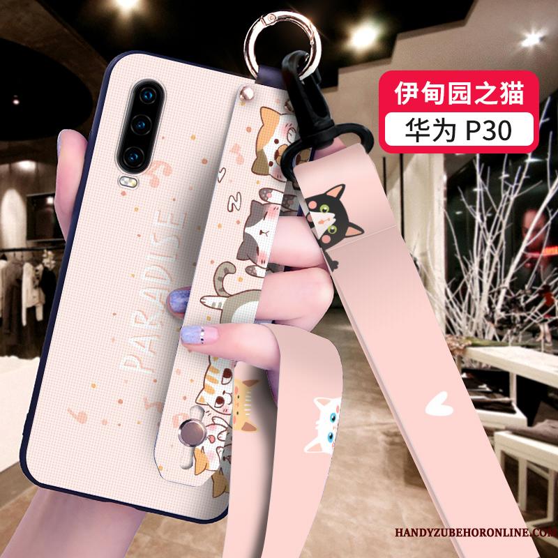 Huawei P30 Mobiltelefon Silikone Telefon Etui Cartoon Beskyttelse Cover Blød