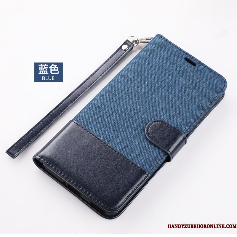 Huawei P40 Lite Folio Beskyttelse Sort Telefon Etui Lædertaske Cover Alt Inklusive