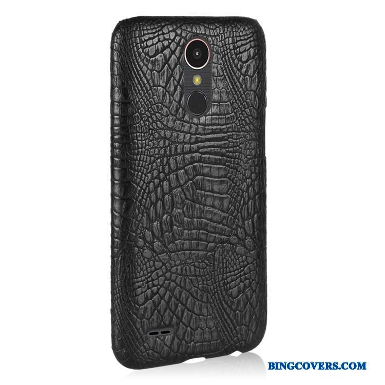 Lg K10 2017 Cover Krokodille Telefon Etui Gul Anti-fald Beskyttelse Hård