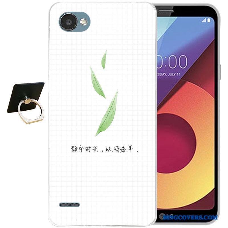 Lg Q6 Silikone Farve Relief Cartoon Blød Telefon Etui Alt Inklusive