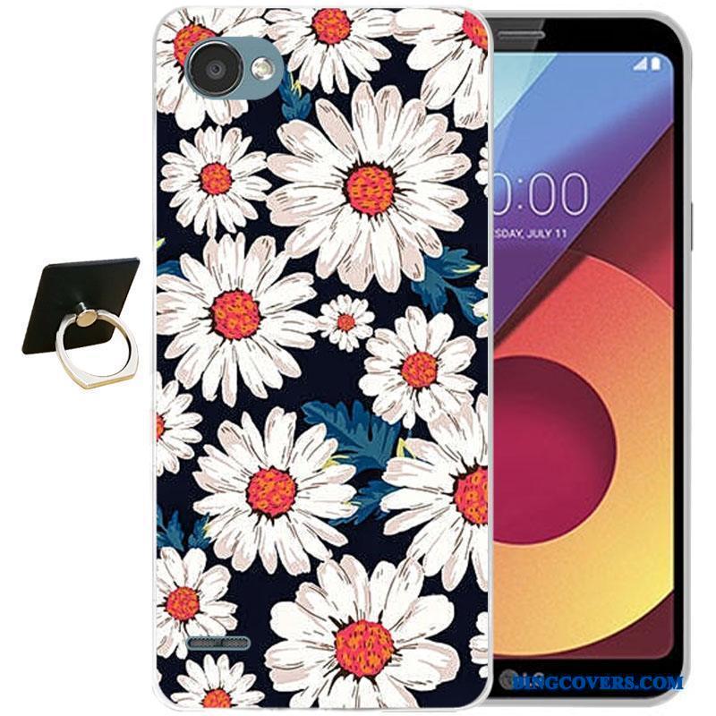 Lg Q6 Silikone Farve Relief Cartoon Blød Telefon Etui Alt Inklusive