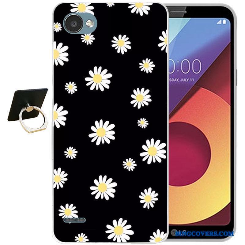 Lg Q6 Silikone Farve Relief Cartoon Blød Telefon Etui Alt Inklusive