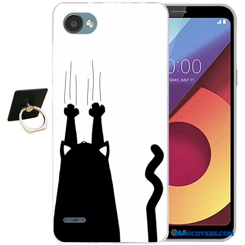 Lg Q6 Silikone Farve Relief Cartoon Blød Telefon Etui Alt Inklusive