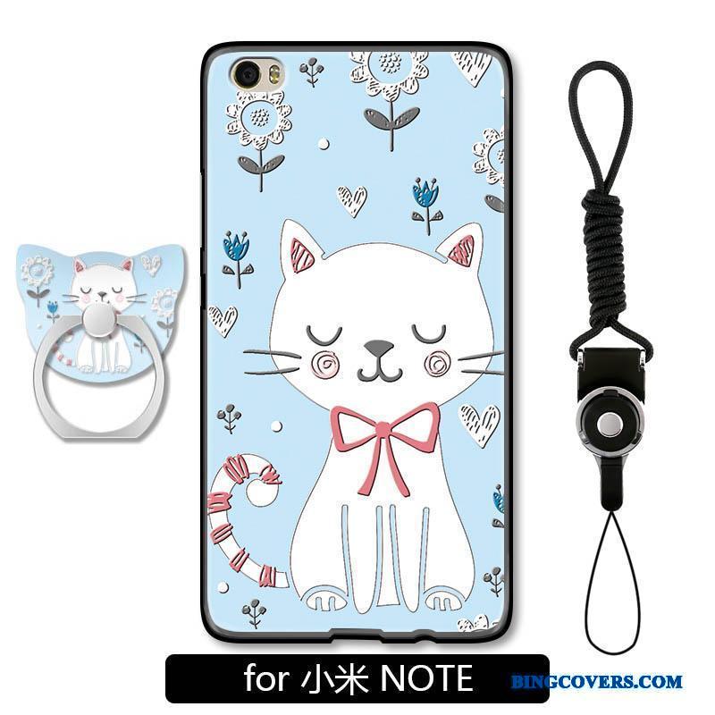 Mi Note Etui Nubuck Smuk Lille Sektion Trend Cartoon Beskyttelse Kat