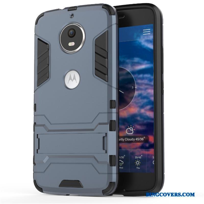 Moto G5 Plus Armour Cover Rød Alt Inklusive Beskyttelse Telefon Etui Anti-fald