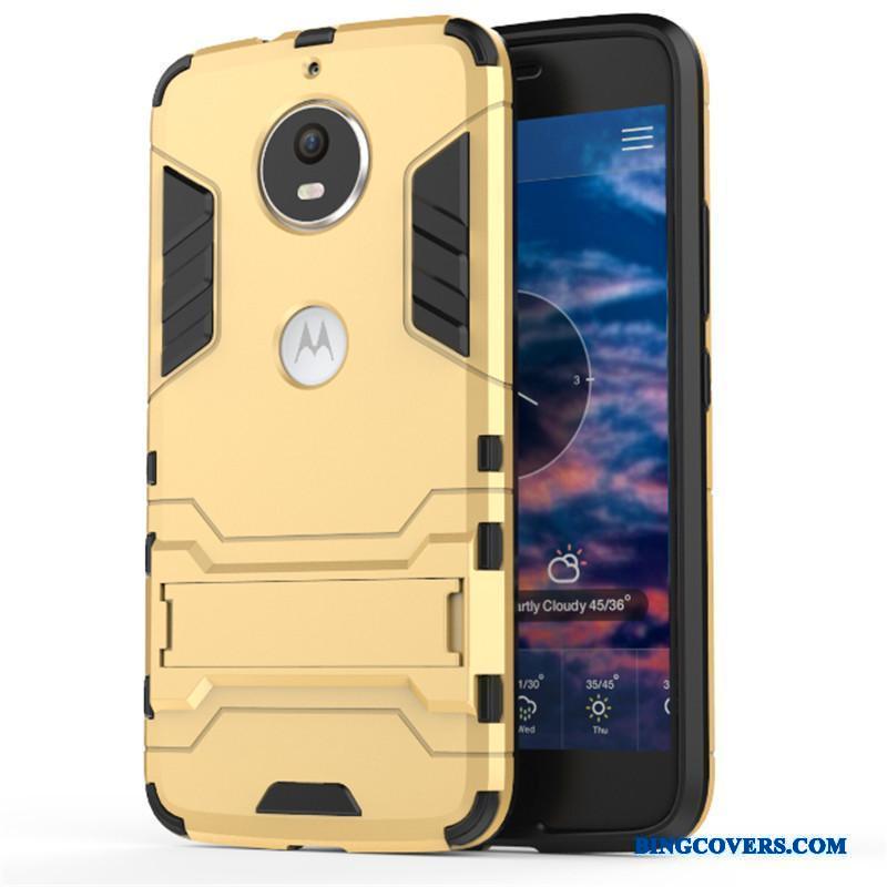 Moto G5 Plus Armour Cover Rød Alt Inklusive Beskyttelse Telefon Etui Anti-fald