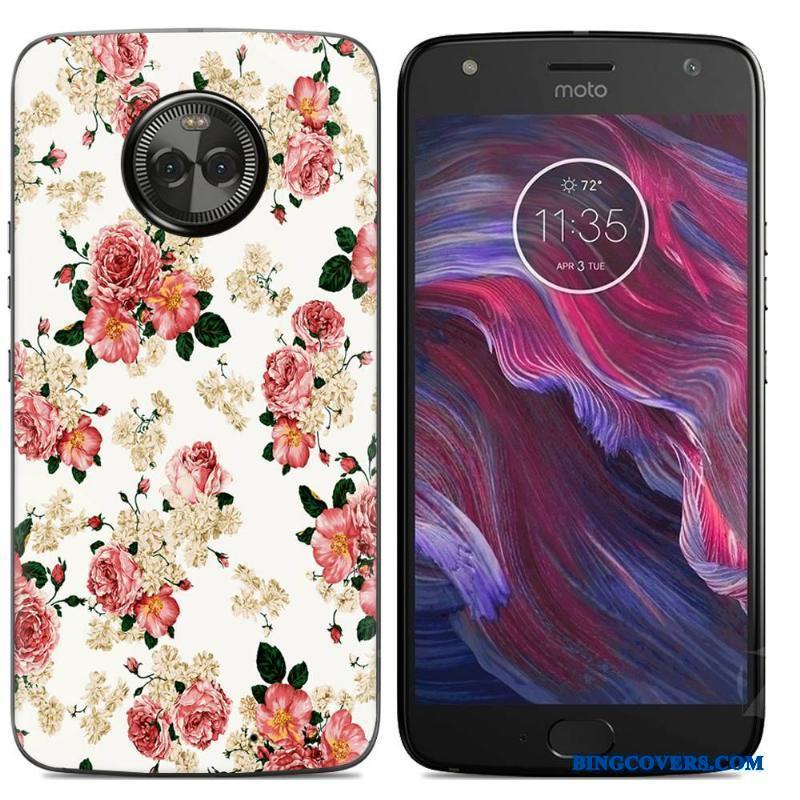 Moto X4 Silikone-etui Telefon Etui Malet Cover Cartoon Mobiltelefon Farve