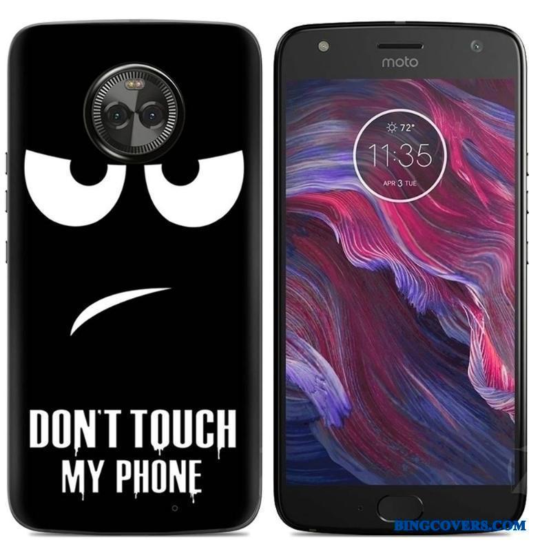 Moto X4 Silikone-etui Telefon Etui Malet Cover Cartoon Mobiltelefon Farve