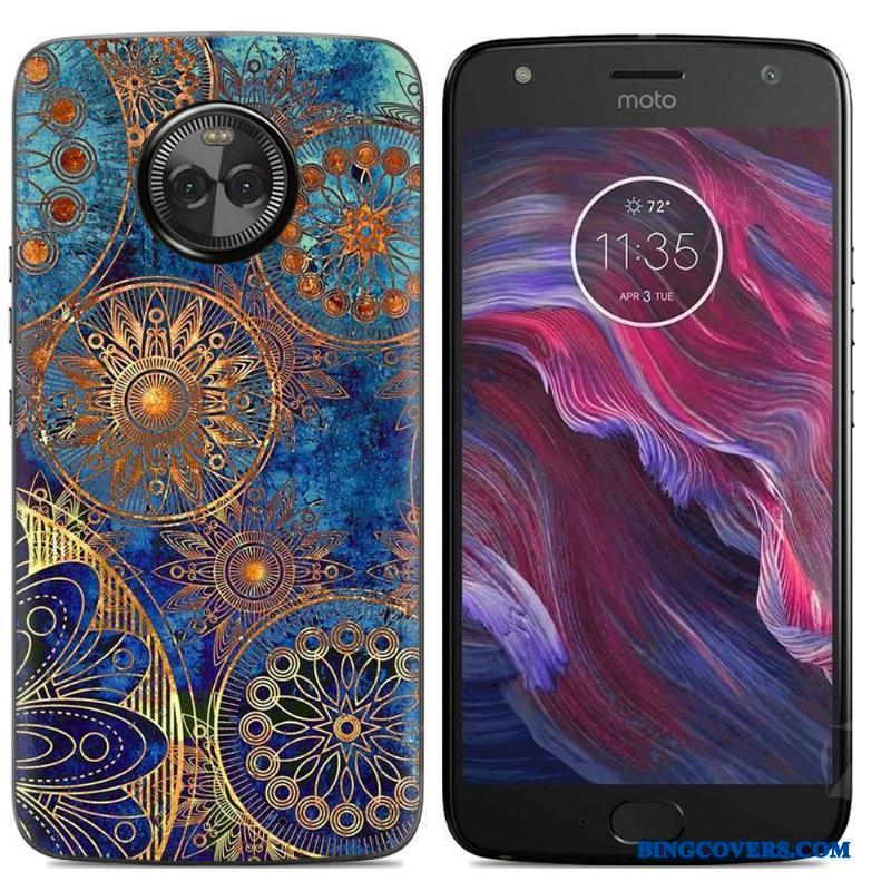 Moto X4 Silikone-etui Telefon Etui Malet Cover Cartoon Mobiltelefon Farve