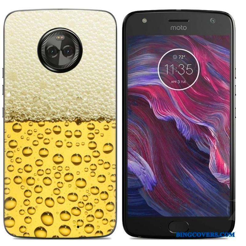 Moto X4 Silikone-etui Telefon Etui Malet Cover Cartoon Mobiltelefon Farve