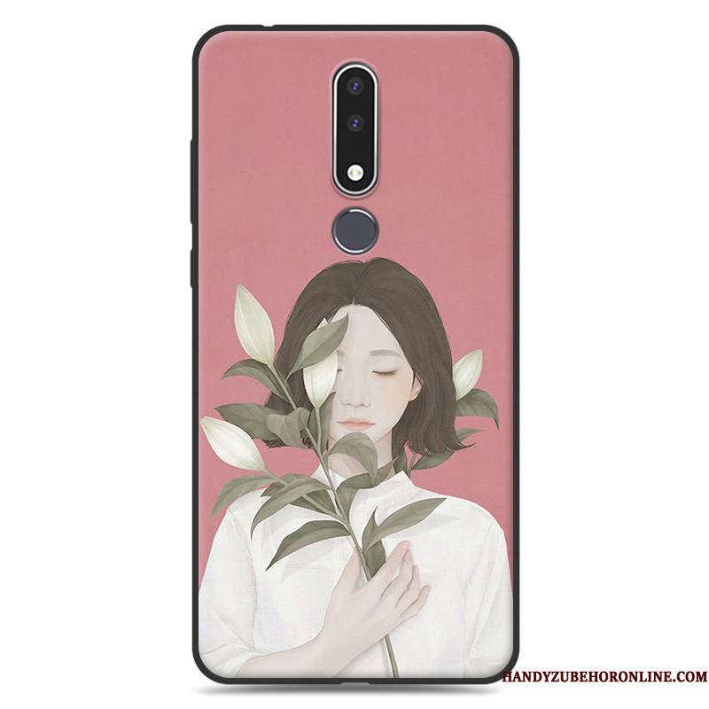 Nokia 2.3 Telefon Etui Blød Hængende Ornamenter Blomster Kunst Alt Inklusive Silikone