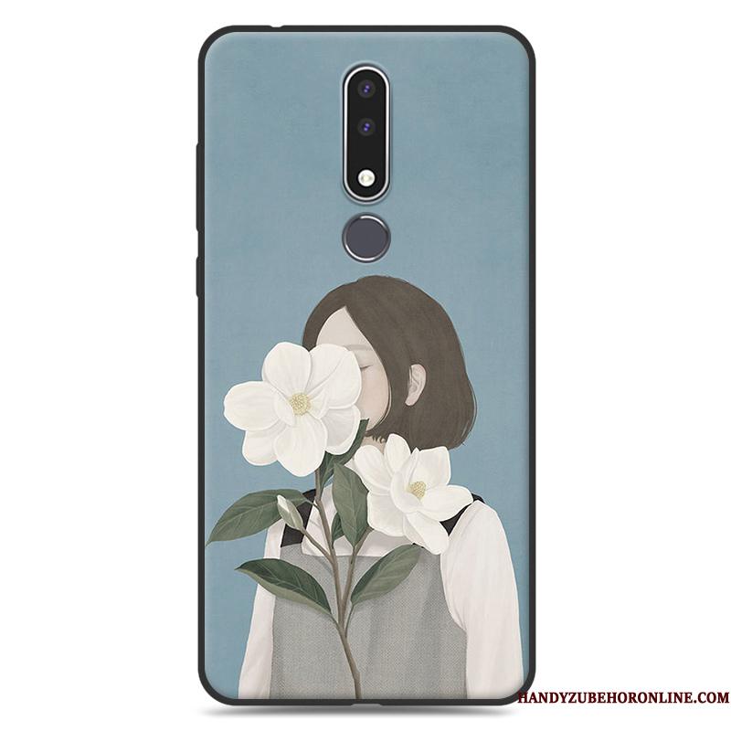 Nokia 2.3 Telefon Etui Blød Hængende Ornamenter Blomster Kunst Alt Inklusive Silikone