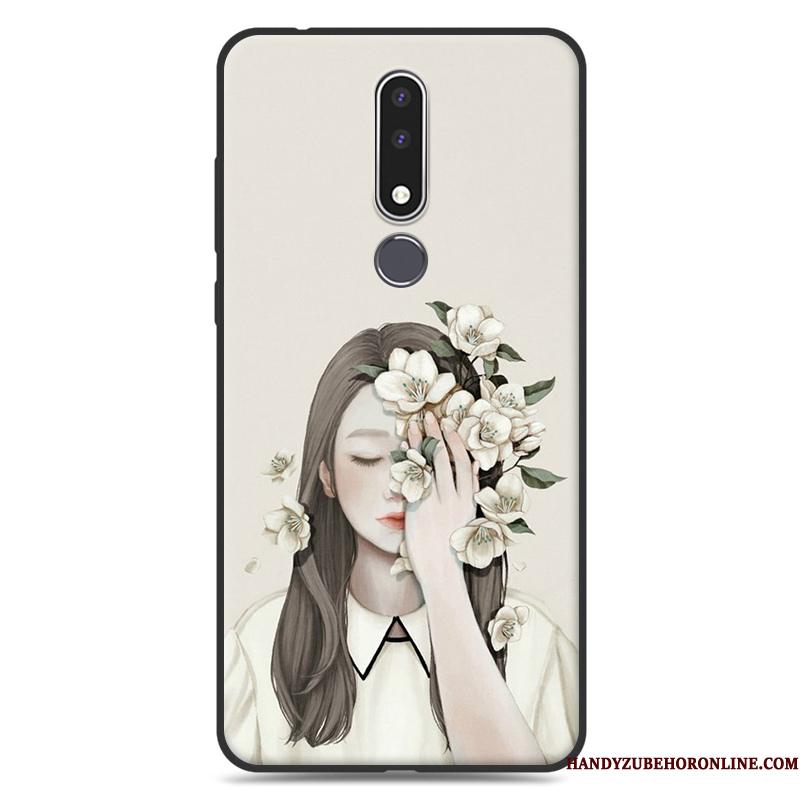 Nokia 2.3 Telefon Etui Blød Hængende Ornamenter Blomster Kunst Alt Inklusive Silikone