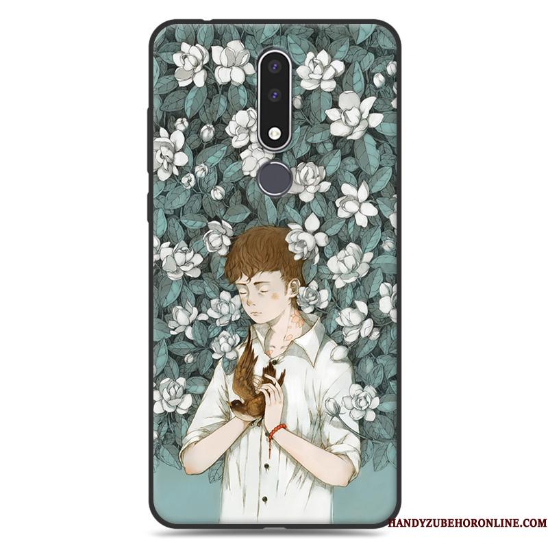 Nokia 2.3 Telefon Etui Blød Hængende Ornamenter Blomster Kunst Alt Inklusive Silikone