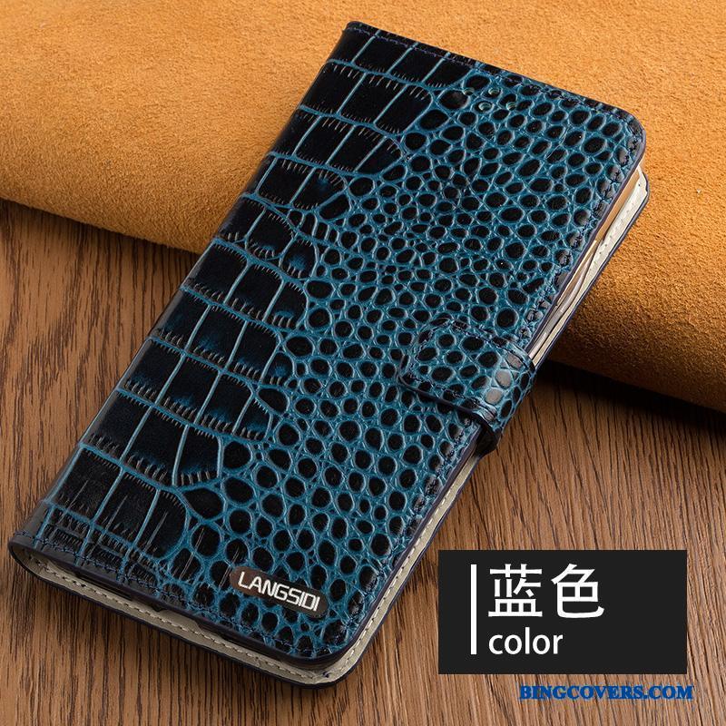 Samsung Galaxy A5 2015 Beskyttelse Rød Alt Inklusive Ægte Læder Cover Clamshell Telefon Etui