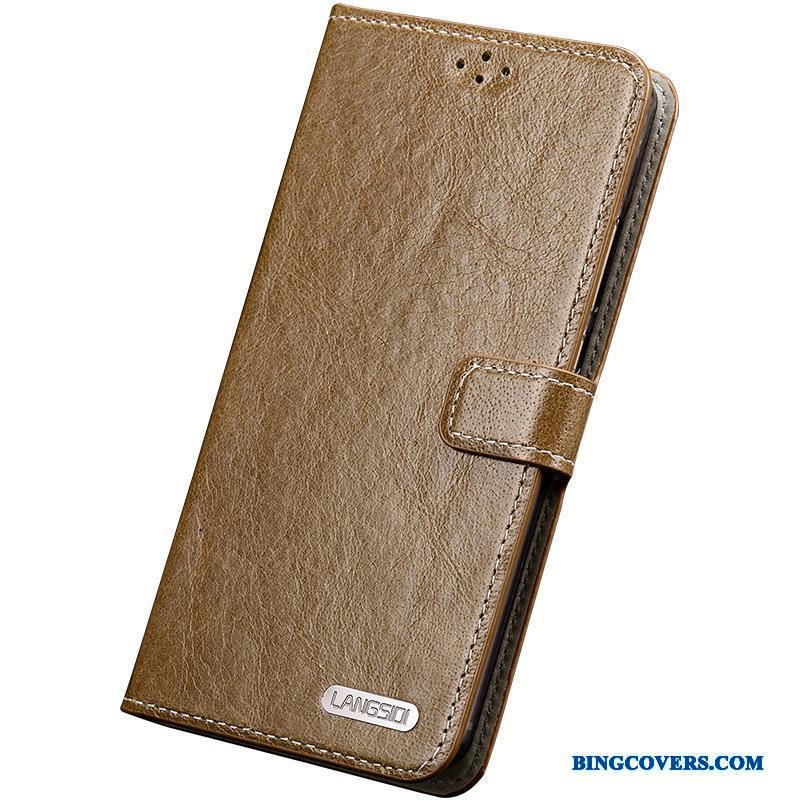 Samsung Galaxy A5 2016 Etui Vinrød Lædertaske Silikone Stjerne Folio Anti-fald Cover