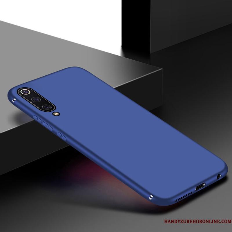 Samsung Galaxy A50 Blød Blå Telefon Etui Cover Stjerne Solid Farve Anti-fald