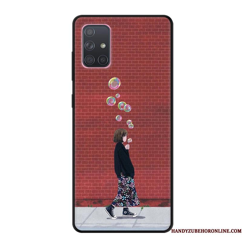 Samsung Galaxy A71 Blød Beskyttelse Alt Inklusive Telefon Etui Stjerne Cartoon Cover