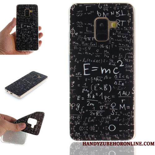 Samsung Galaxy A8 2018 Kreativ Silikone Telefon Etui Cover Cartoon Beskyttelse Hængende Ornamenter