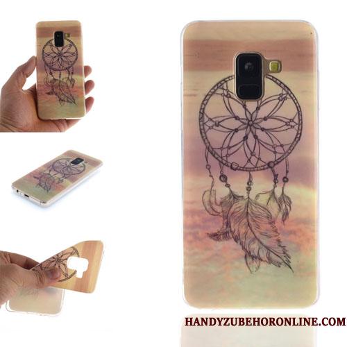 Samsung Galaxy A8 2018 Kreativ Silikone Telefon Etui Cover Cartoon Beskyttelse Hængende Ornamenter