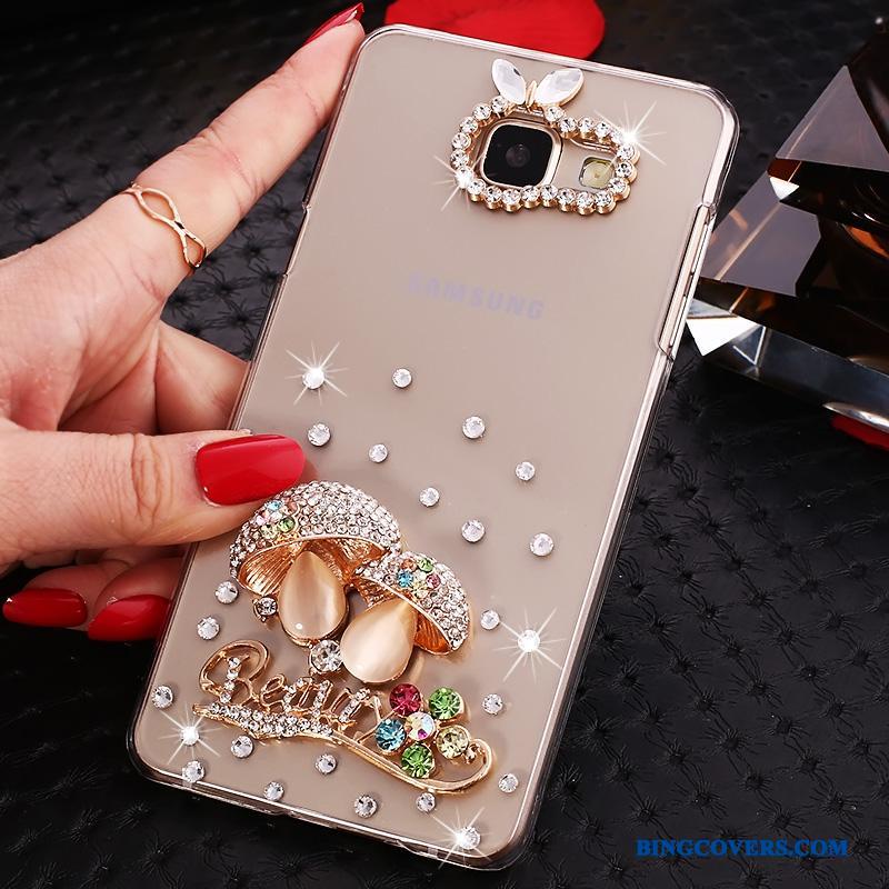 Samsung Galaxy A9 Strass Etui Stjerne Beskyttelse Hård Telefon Cover