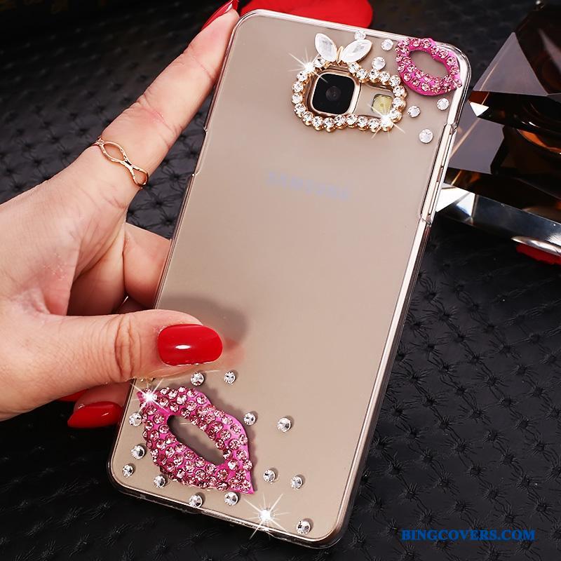 Samsung Galaxy A9 Strass Etui Stjerne Beskyttelse Hård Telefon Cover