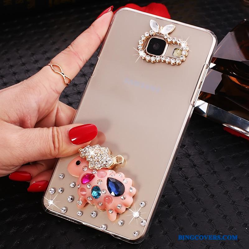 Samsung Galaxy A9 Strass Etui Stjerne Beskyttelse Hård Telefon Cover