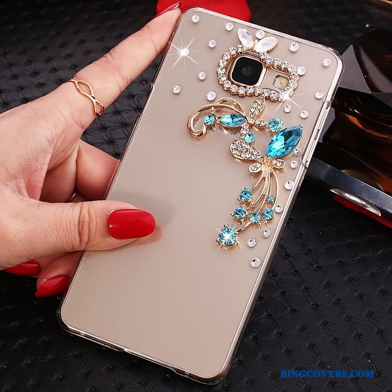 Samsung Galaxy A9 Strass Etui Stjerne Beskyttelse Hård Telefon Cover