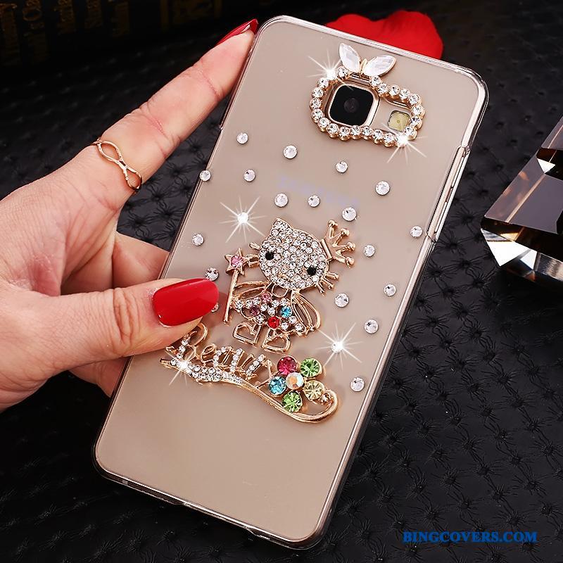 Samsung Galaxy A9 Strass Etui Stjerne Beskyttelse Hård Telefon Cover