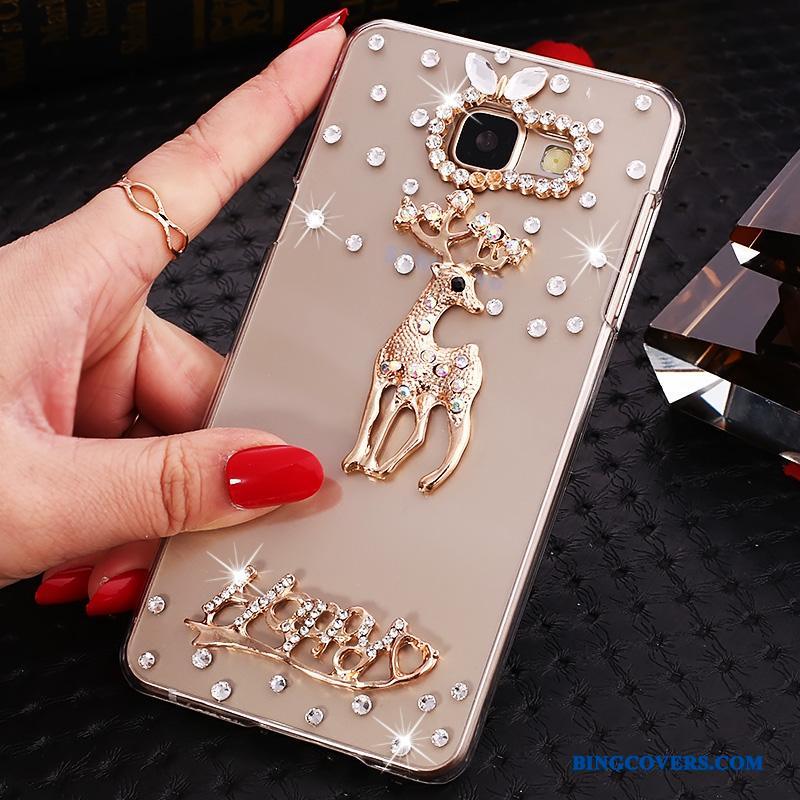 Samsung Galaxy A9 Strass Etui Stjerne Beskyttelse Hård Telefon Cover