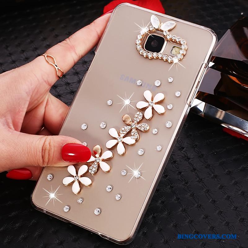 Samsung Galaxy A9 Strass Etui Stjerne Beskyttelse Hård Telefon Cover