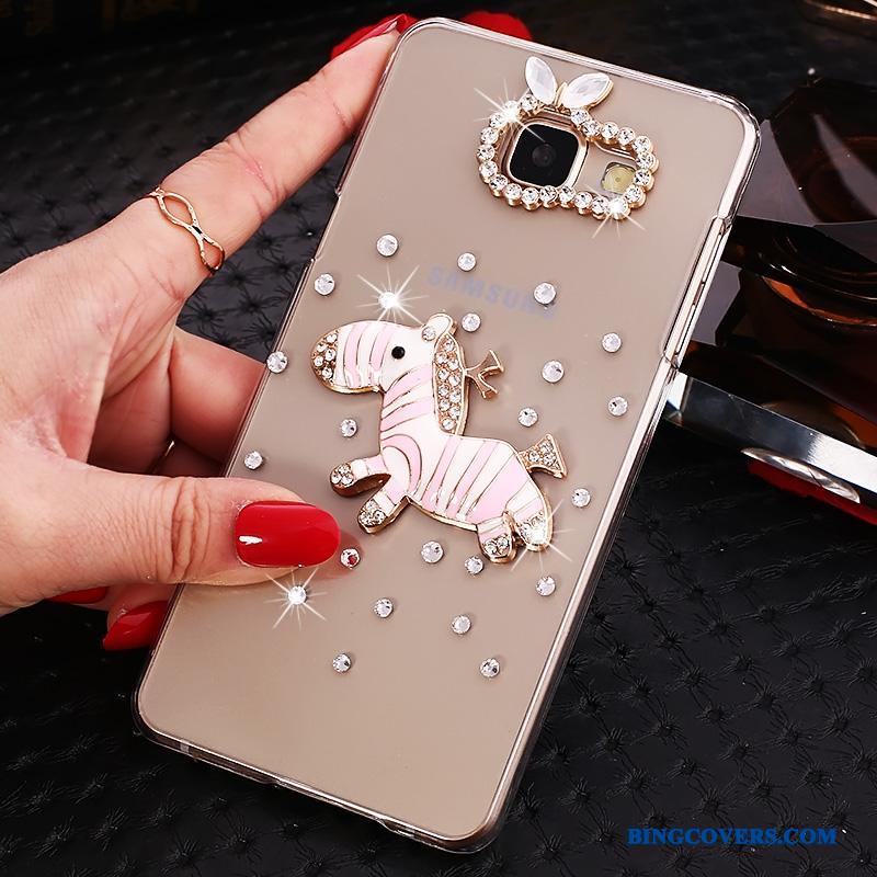 Samsung Galaxy A9 Strass Etui Stjerne Beskyttelse Hård Telefon Cover