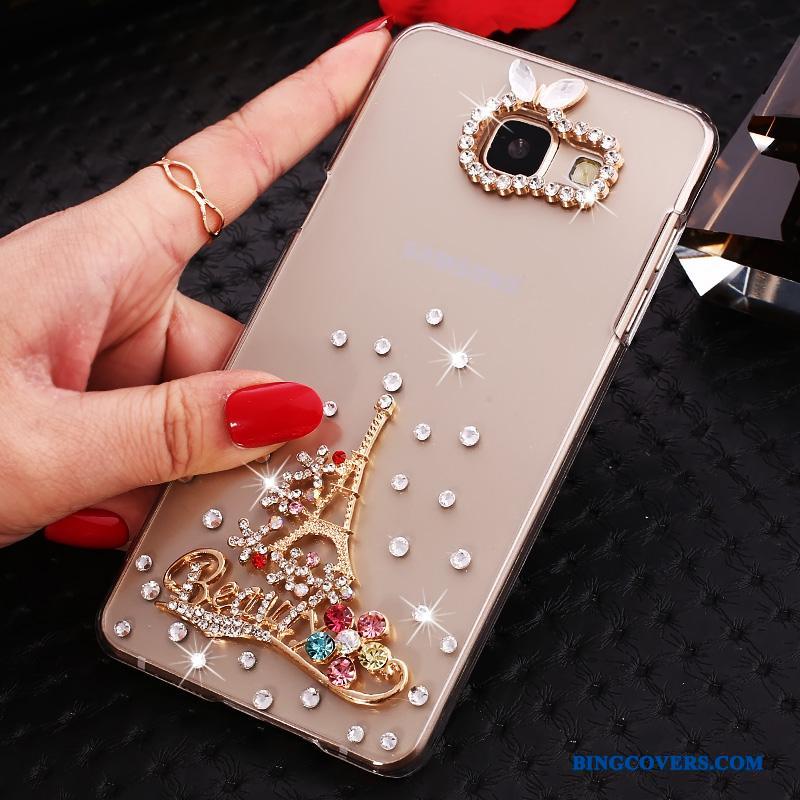 Samsung Galaxy A9 Strass Etui Stjerne Beskyttelse Hård Telefon Cover