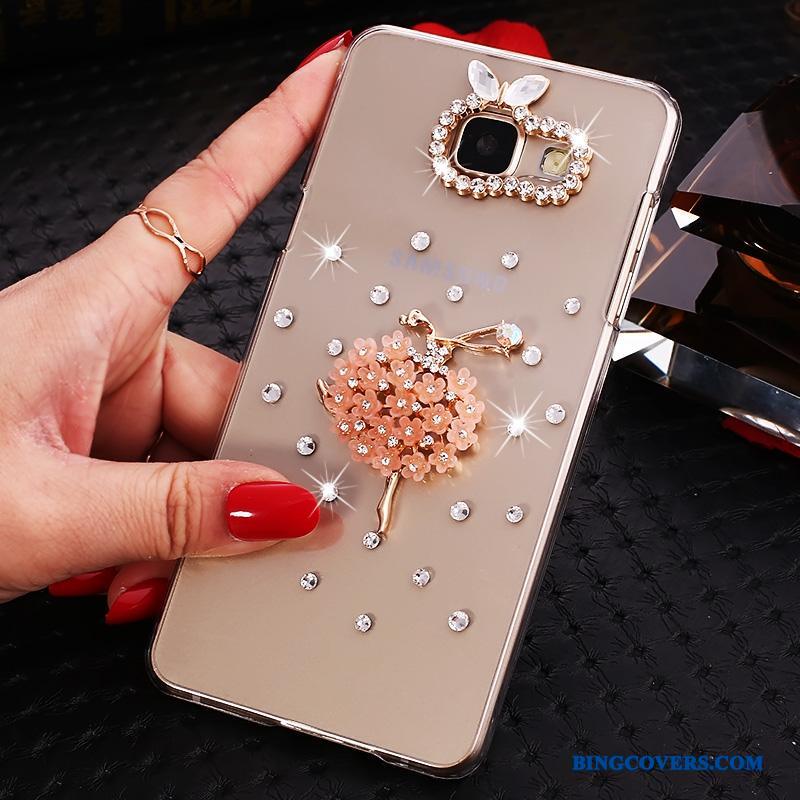 Samsung Galaxy A9 Strass Etui Stjerne Beskyttelse Hård Telefon Cover